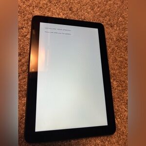 Amazon Fire Tablet - Black Front with Touchscreen